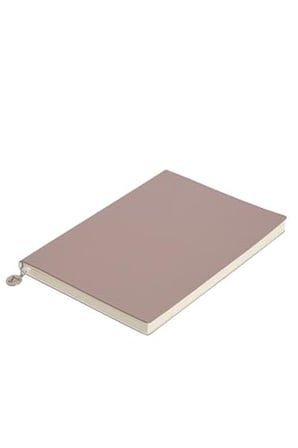 Smyth Classic Esnek Kapak Çizgili Defter, 14.8x21 cm -Kahve