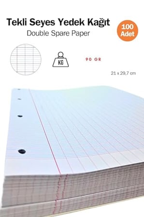 Fransız Seyes Tekli Yedek (Single Paper) 100'lü