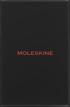 Moleskine Limited Edition Holiday Shine Defter Hediye Kutulu, Sert Kapak, XS (6.5cmX10.5 cm),Düz metalik Kırmızı 160 sayfa