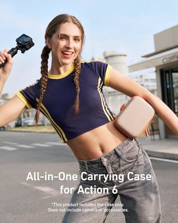 Osmo Action 6 için Taşıma Çantası (Grey), DisAdv Series for DJI Osmo Action 6