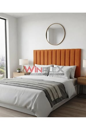 12 Adet Di̇Key Akusti̇K Kumaş Kapli Panel-(10X100Cm) Ki̇Remi̇T