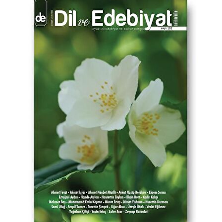 Dil ve Edebiyat 162.Sayı Haziran 2022