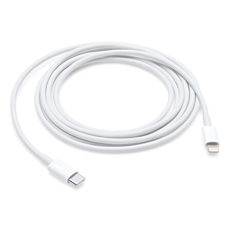 USB-Type C -İPhone 20W PD Hızlı Şarj Kablosu 1metre (Beyaz)