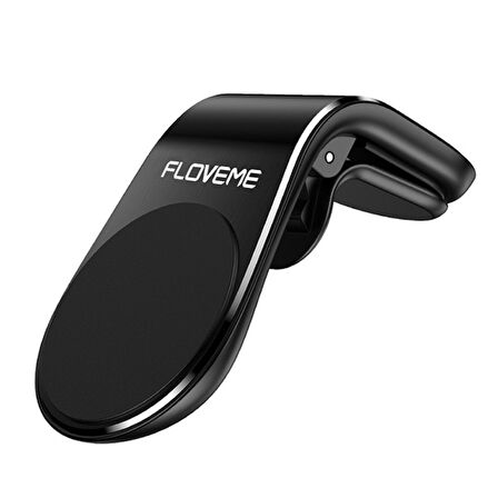 FLOVEME Metal Mıknatıslı Araç Havalandırma Telefonu Tutucu (Siyah)