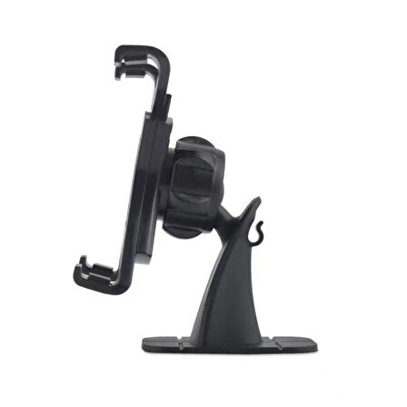 W15L Mini Torpido Üzeri Araç İçi Telefon Tutucu  (Siyah)