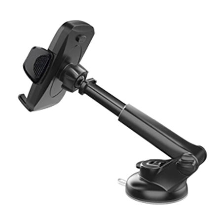 ML-174 360 Derece Dönebilen Araç İçi Telefon Tutucu (Siyah)