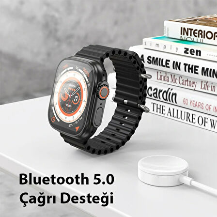 HOCO Y12 Ultra Watch Sesli Görüşme IP67 Su Geçirmez Sport Akıllı Saat (Siyah)