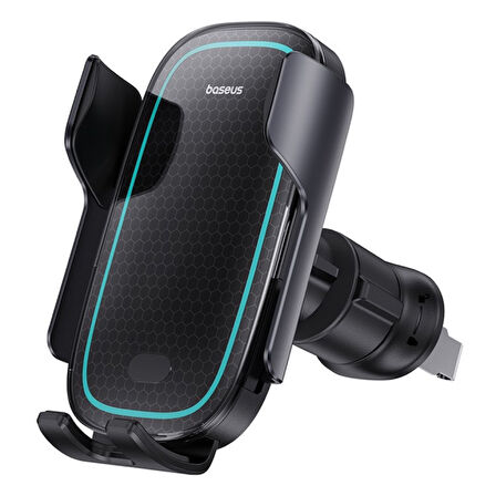 Baseus Milky Way Pro 15W Kablosuz Şarjlı Havalandırma Bölmesi Araç Telefon Tutucu (Siyah)