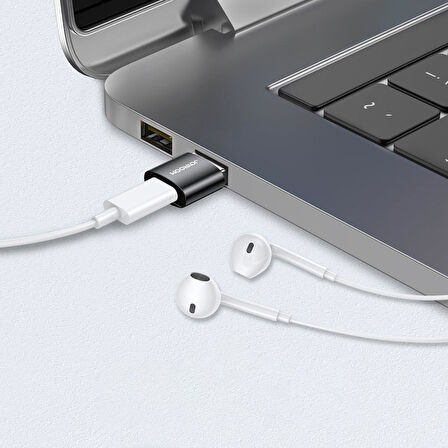 Joyroom S-H152 USB to Type-C Dönüştürücü Adaptör (Siyah)