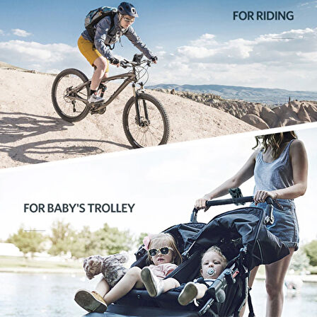 Baseus Miracle Bicycle Mounts Bisiklet Motosiklet Telefon Tutucu (Siyah)
