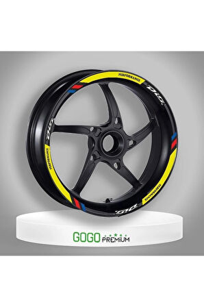Honda Forza Uyumlu M Power Sarı 1 Set Jant Şeridi