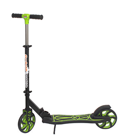 DİPSY YEŞİL 2 Tekerlekli Katlanabilir +12 Yaş Üzeri Max 100 kg Taşıma Kapasite Frenli 9-12 yaş Scooter