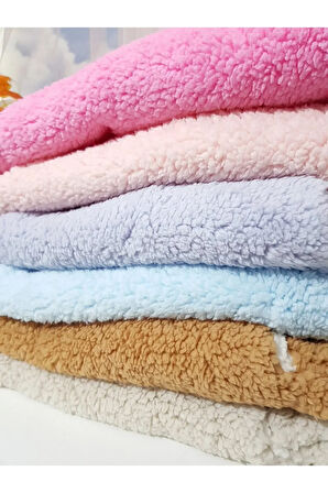 Bebek Dış Kundak Sarma Battaniye Açık Pembe - Welsoft Kapüşonlu Çift Katman Ayaklı Model