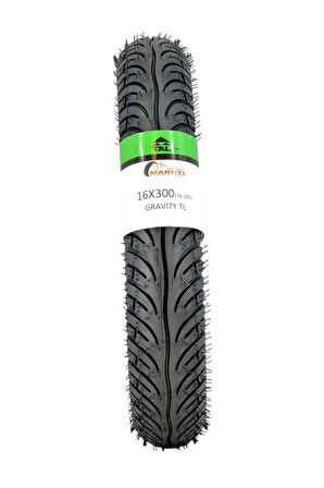 MOTOSİKLET LASTİK 16X300/(76-305) TL (TUBELESS - DUBLEKS)