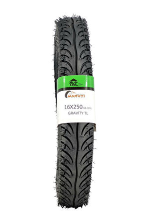 MOTOSİKLET LASTİK 16X250 (64-305)  TL (TUBELESS - DUBLEKS)