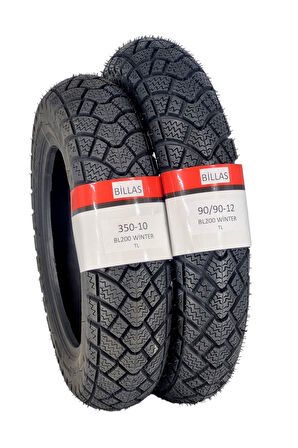 Activa S-spacy-spontini-alpha Lastik 3/50-10 Ve 90/90-12 Takım Tl (TUBELESS - DUBLEKS)