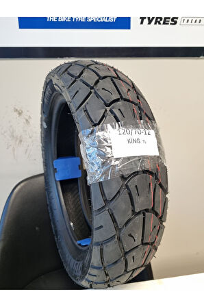 RKS VRS 125 ARKA LASTİK 120/70-12 TL KİNG