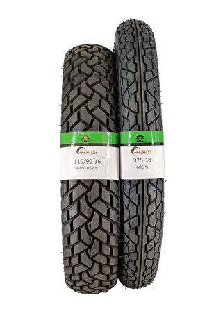 Kanunı Seyhan, 110/90-16 Tl Ve 325-18 Tl Dubleks Lastik Set