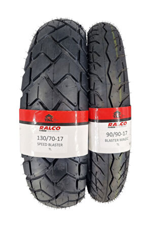 MOTOR LASTİK 130/70-17 VE 90/90-17 TL (TUBELESS - DUBLEKS) TAKIM