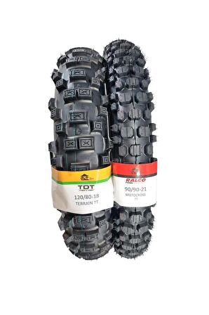 ENDURO LASTİK TAKIMI 120/80-18 VE 90/90-21 TT