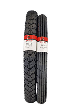 CG MOTOSİKLET LASTİK 300-18 VE 275-18 TT (TUBETYPE - İÇ LASTİKLİ TİP) TAKIM