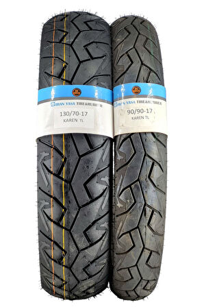 130/70-17 VE 90/90-17 TL (TUBELESS - DUBLEKS) MOTOSİKLET LASTİĞİ TAKIM