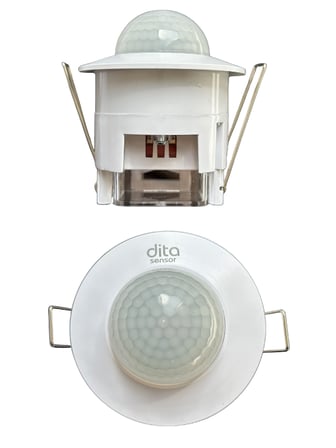 Dita PA36012 Kızılötesi / PIR Sıva Altı 360° Varlık Sensörü