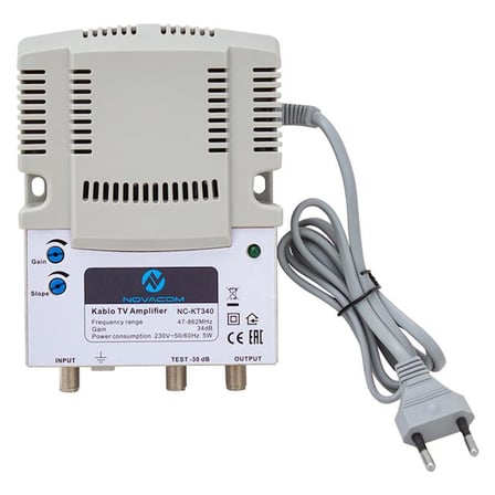 Novacom NC-KT340 47-862 Mhz 34 dB Kablo TV Amplifier Hat Yükseltici
