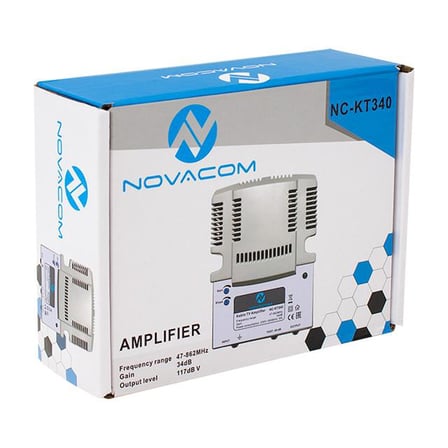 Novacom NC-KT340 47-862 Mhz 34 dB Kablo TV Amplifier Hat Yükseltici