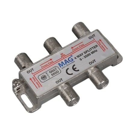 Mag 5-2500 MHz 1/4 Splitter Uydu Anten Sinyal Dağıtıcı