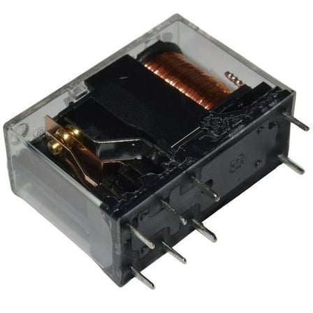 24 Volt Role Çift Kontak 8 Bacak 5 Amper HLS-14F3L-DC5V -C