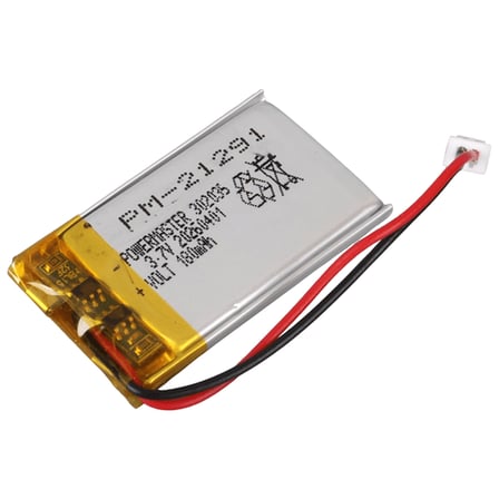 Powermaster PM-21291 3.7V 180mAh 302035 3.5mm Soketli Lityum Polimer (Li-Po) Batarya Şarj Edilebilir