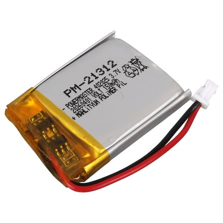 Powermaster PM-21312 3.7V 150mAh 402025 3.5mm Soketli Lityum Polimer (Li-Po) Batarya Şarj Edilebilir