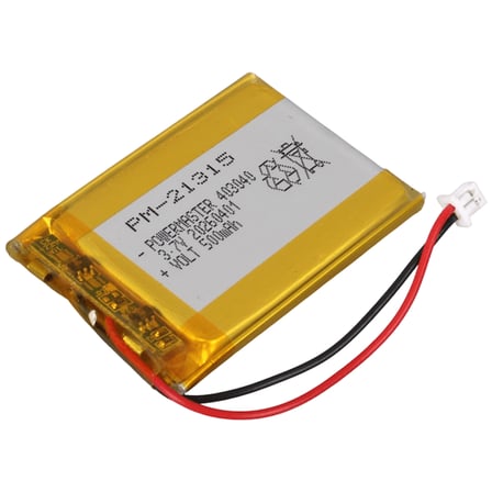 Powermaster PM-21315 3.7V 500mAh 403040 3.5mm Soketli Lityum Polimer (Li-Po) Batarya Şarj Edilebilir