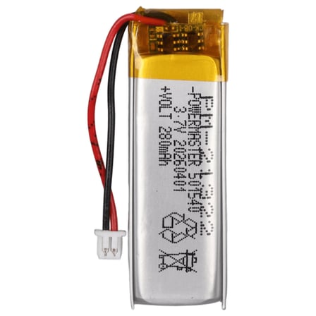 Powermaster PM-21322 3.7V 280mAh 501540 3.5mm Soketli Lityum Polimer (Li-Po) Batarya Şarj Edilebilir
