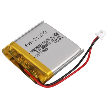 Powermaster PM-21333 3.7V 500mAh 503030 3.5mm Soketli Lityum Polimer (Li-Po) Batarya Şarj Edilebilir