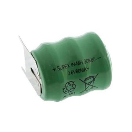 Supex 3.6 Volt 80 mAh Hafıza Bios Pili 3DK80
