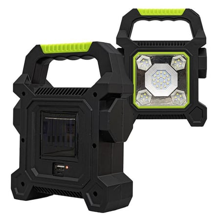 Powermaster JY-258C 3 Kademeli̇ Şarjlı Çok Fonksiyonlu Solar Işıldak