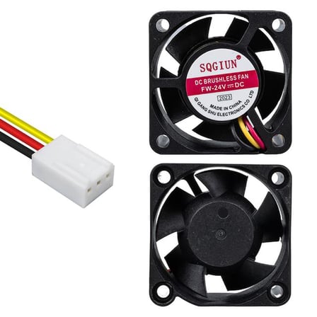 Powermaster IC-216 3P Kablolu 40X40X20 Mm 24 Volt Fırçasız DC Kasa Fanı