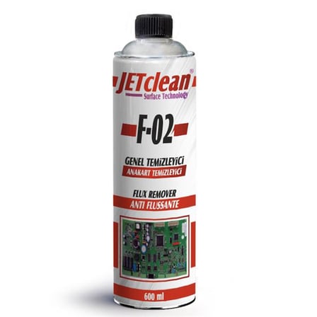 Jetclean F-02 600 Ml Flux Anakart Temizleme Sprey