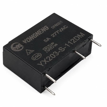 YX203-S-112DM 5 Amper 30 Volt Slim 4 Pin Güç Rölesi
