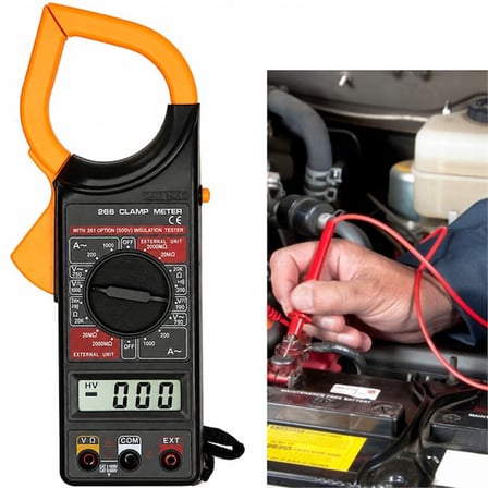 Powermaster DT-266 Dijital Buzzerlı Pensampermetre Multimetre Ölçü Aleti
