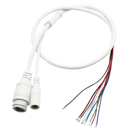 Powermaster PM-16317 IP Kamera Montaj ve Bağlantı Kablosu (RJ45 + DC Soket Seti)