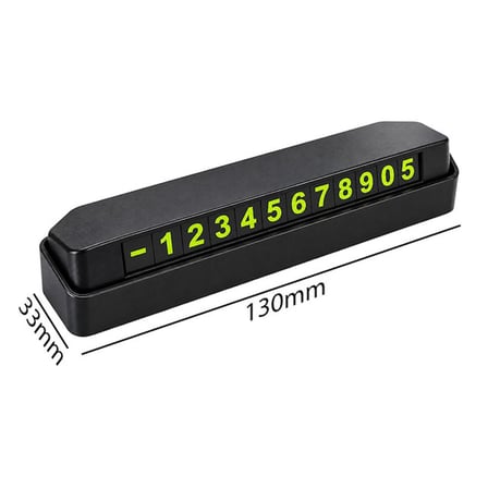 Powermaster PM-17895 Gizlenebilir Mekanizmalı Araç Park Numaratörü