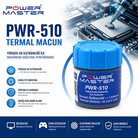 Powermaster PWR- 510 Gri Termal Macun