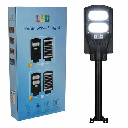 Powermaster PM-23011 Solar Ledli Kumandalı 100 Watt Sokak Lambası