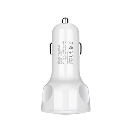 Powermaster TE-091 3xUSB 3.0 Çakmaklık Hızlı Araç Şarj Cihazı