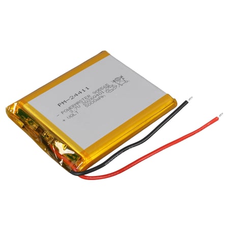Powermaster PM-24411 3.7V 5.000mAh 905565 Soketsiz Lityum Polimer (Li-Po) Batarya Şarj Edilebilir Pi