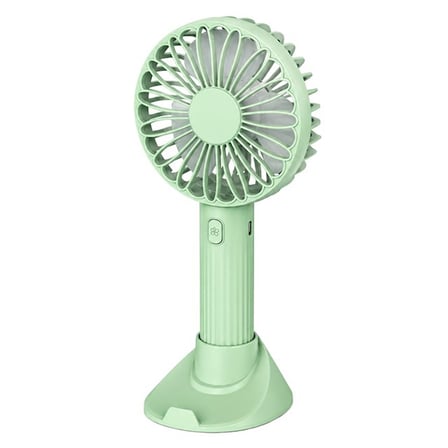 PowerMaster PM-25084 Yeşil Fan Vantilatör 3 Kademeli Hız Ayarlı Taşınabilir Masaüstü Şarjlı