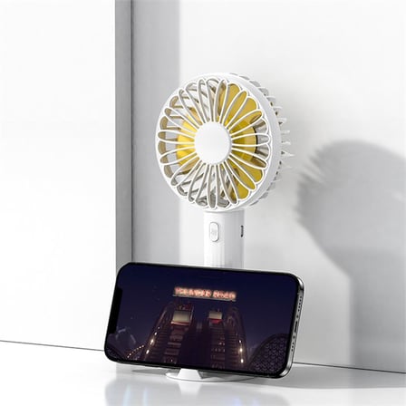 PowerMaster PM-25084 Yeşil Fan Vantilatör 3 Kademeli Hız Ayarlı Taşınabilir Masaüstü Şarjlı